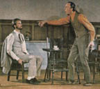 Steve Wallace and Bob Pinney in 'Da'